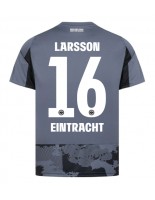 Moške Nogometnih dresov Eintracht Frankfurt Hugo Larsson #16 Tretji 2025-26 Kratki rokavi